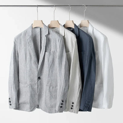 Dan | Blazer de lino ligero para hombres