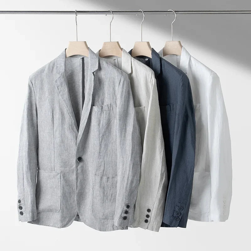 Dan | Blazer de lino ligero para hombres
