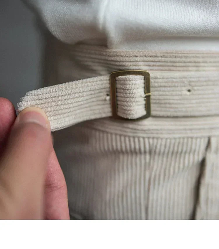 Frank | Pantalones de hombre de pana, estilo cómodo y ajuste perfecto
