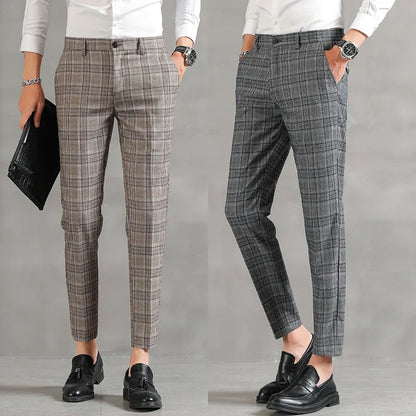 Niklas | Pantalones de hombre a cuadros Confort transpirable ajuste perfecto