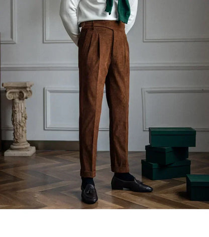 Frank | Pantalones de hombre de pana, estilo cómodo y ajuste perfecto