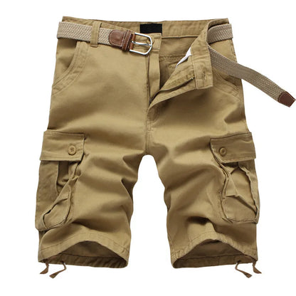 Pantalones Cortos Cargo para Hombre de Algodón