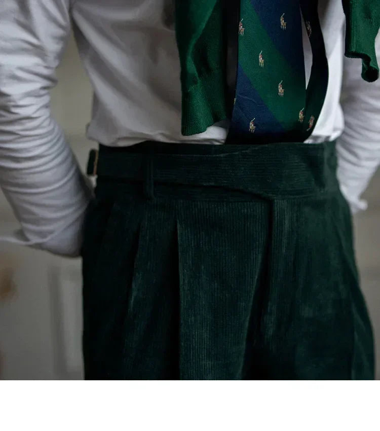 Frank | Pantalones de hombre de pana, estilo cómodo y ajuste perfecto