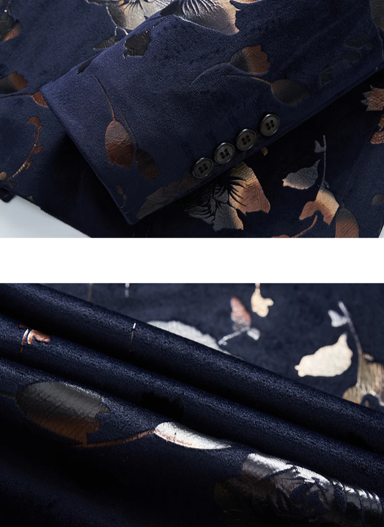 Dylan | Blazer de lujo para hombres con patrones florales