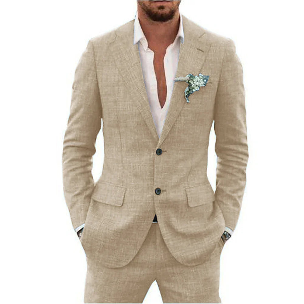 Men's 2-Piece Wedding Guest Suit | Lightweight