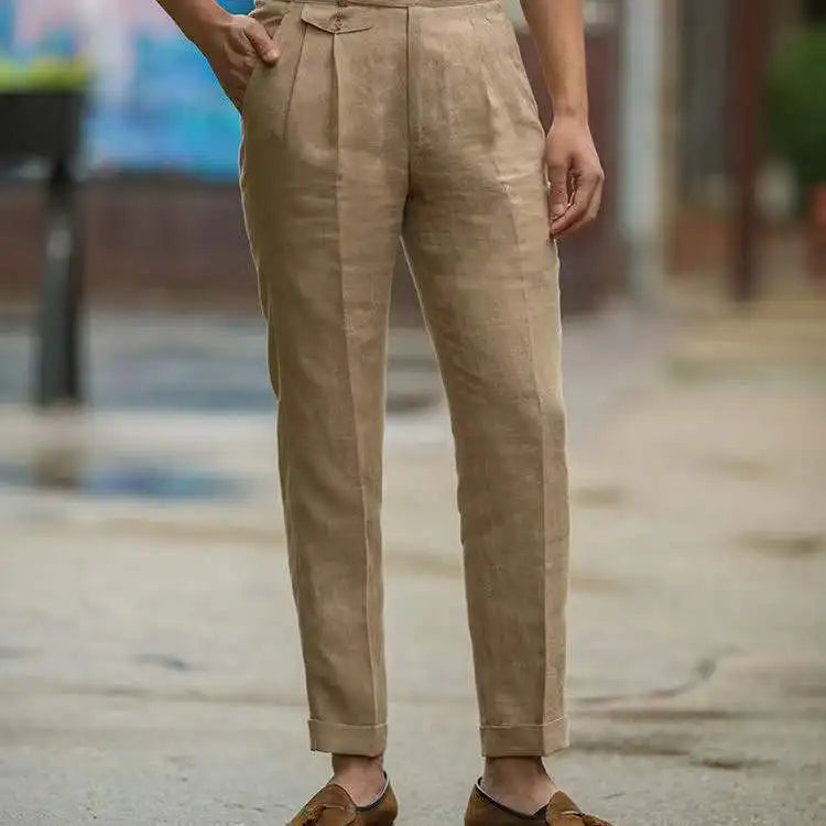 Lukas | Pantalones de Cintura Alta Premium