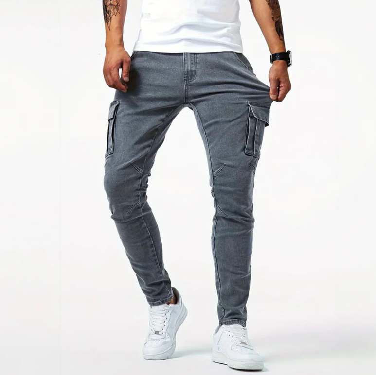 Robin | Jeans Cargo-Skinny Estilosos para Hombres