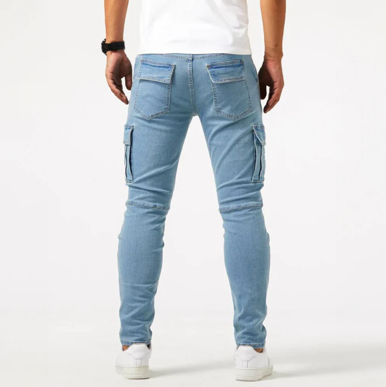 Robin | Jeans Cargo-Skinny Estilosos para Hombres