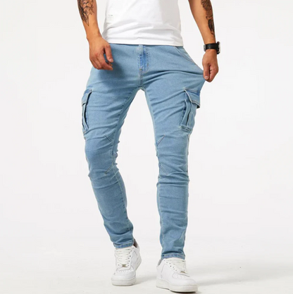 Robin | Jeans Cargo-Skinny Estilosos para Hombres