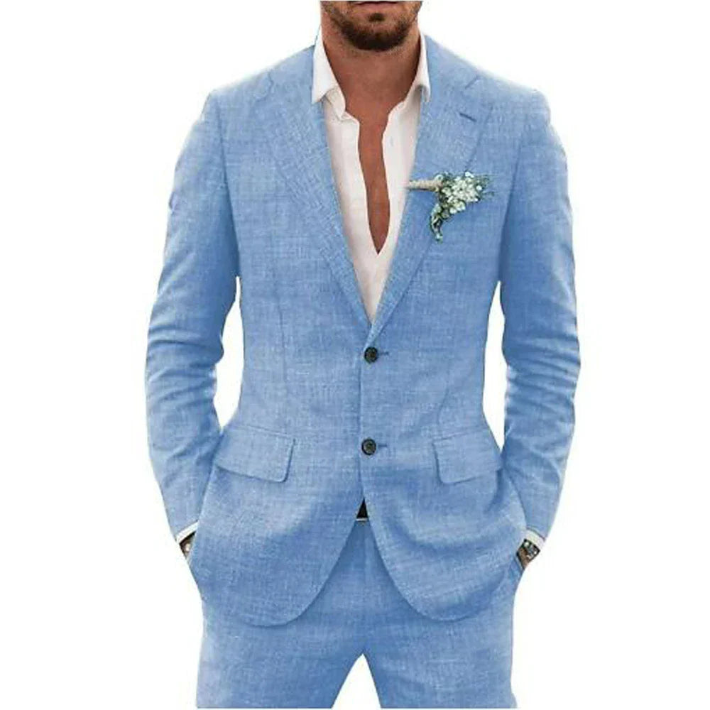 Men's 2-Piece Wedding Guest Suit | Lightweight
