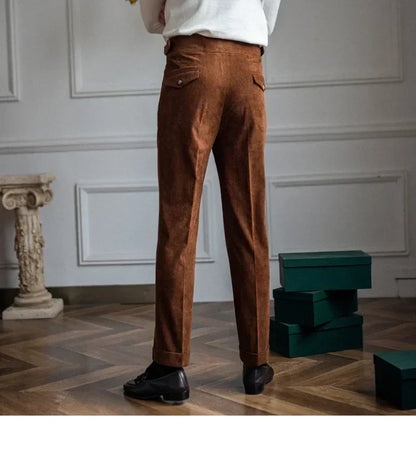 Frank | Pantalones de hombre de pana, estilo cómodo y ajuste perfecto