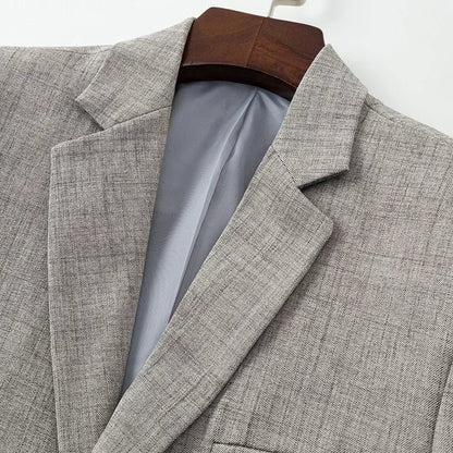 Valerio | Elegante blazer para hombre en azul, gris y beige
