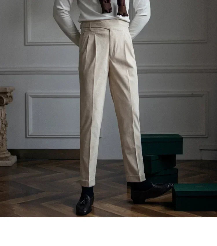 Frank | Pantalones de hombre de pana, estilo cómodo y ajuste perfecto
