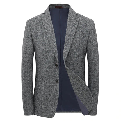 Givano | Elegante blazer para hombre en gris