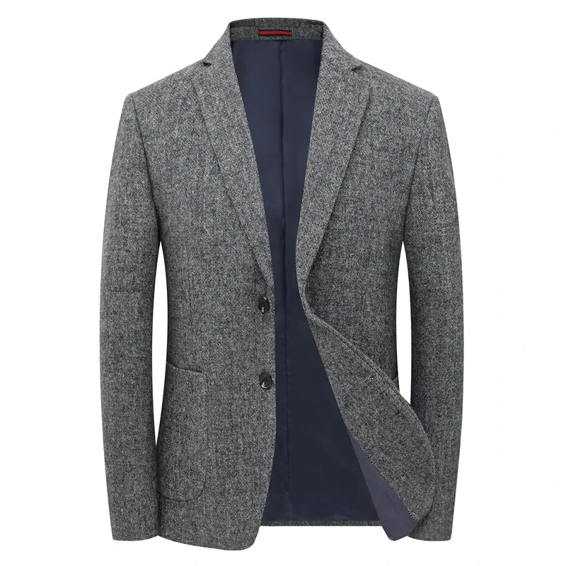 Givano | Elegante blazer para hombre en gris