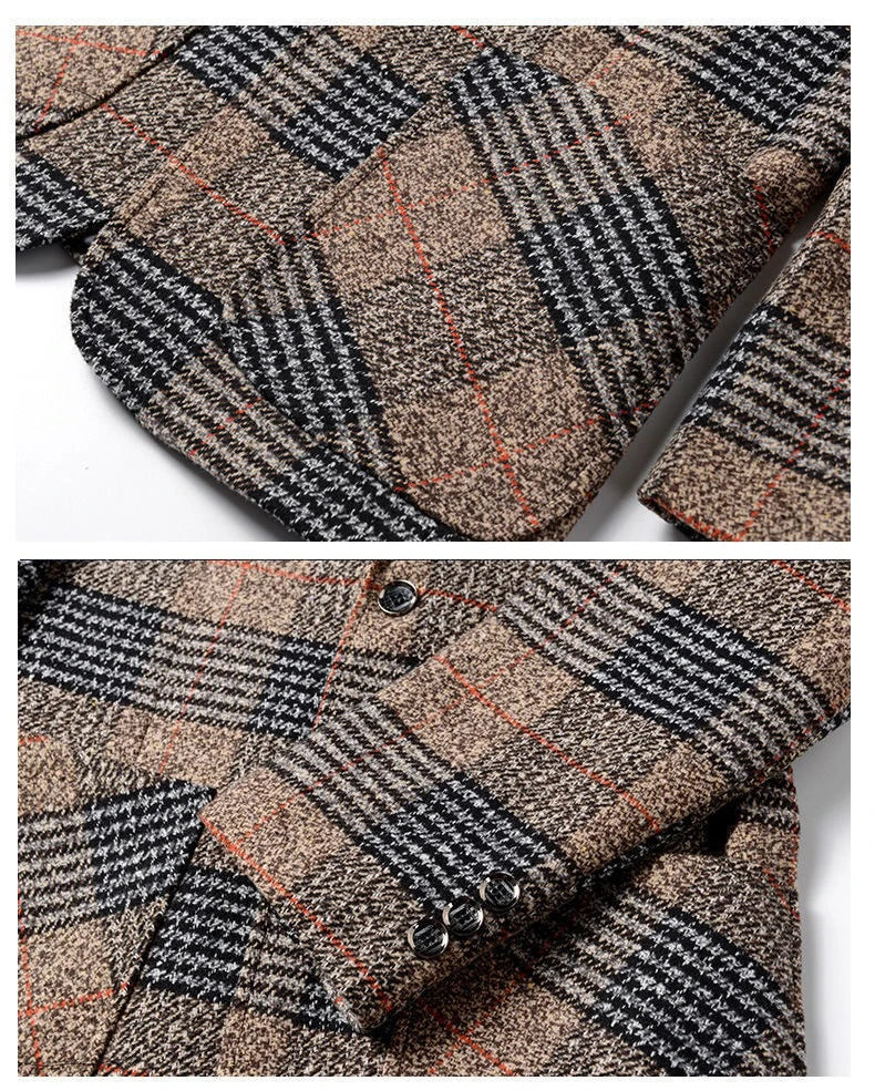 Valentino | Elegante Blazer de Tweed para Hombres