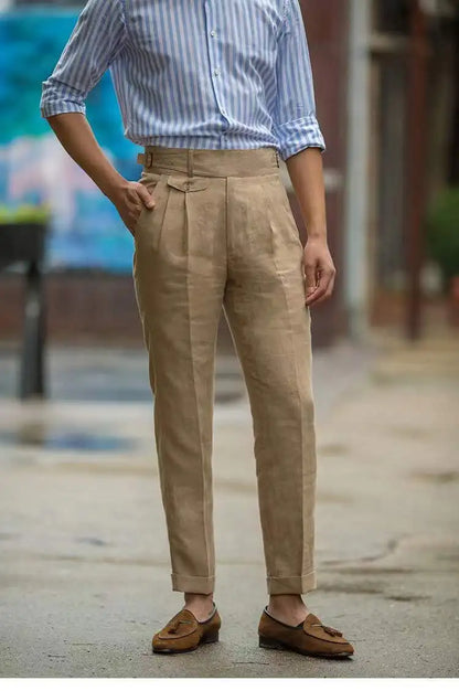Lukas | Pantalones de Cintura Alta Premium