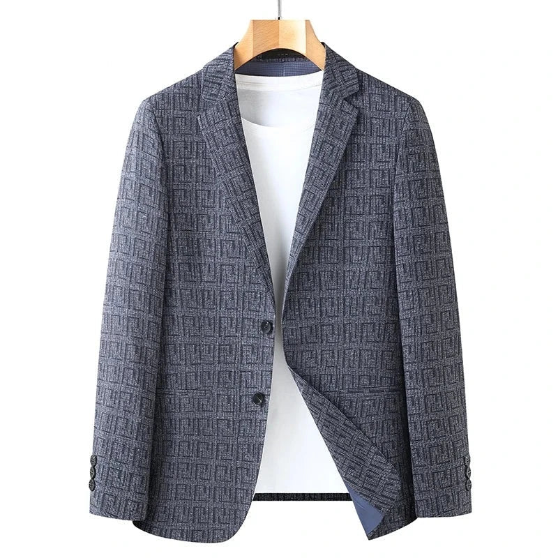 Stefano | Blazer moderno con diseño geométrico