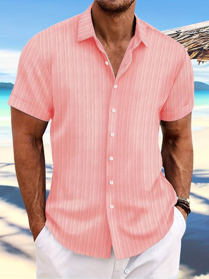 Owen | Camisa de verano de corte relajado a rayas