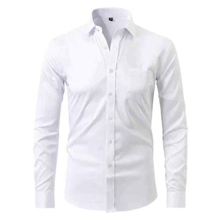 Braony | Camisa de manga larga clásica para hombre con corte moderno Slim-Fit