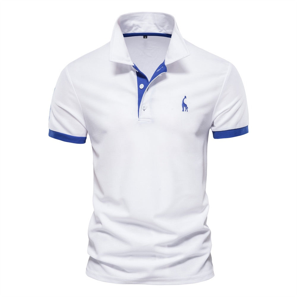 Berake | Polo bicolor con diseño deportivo