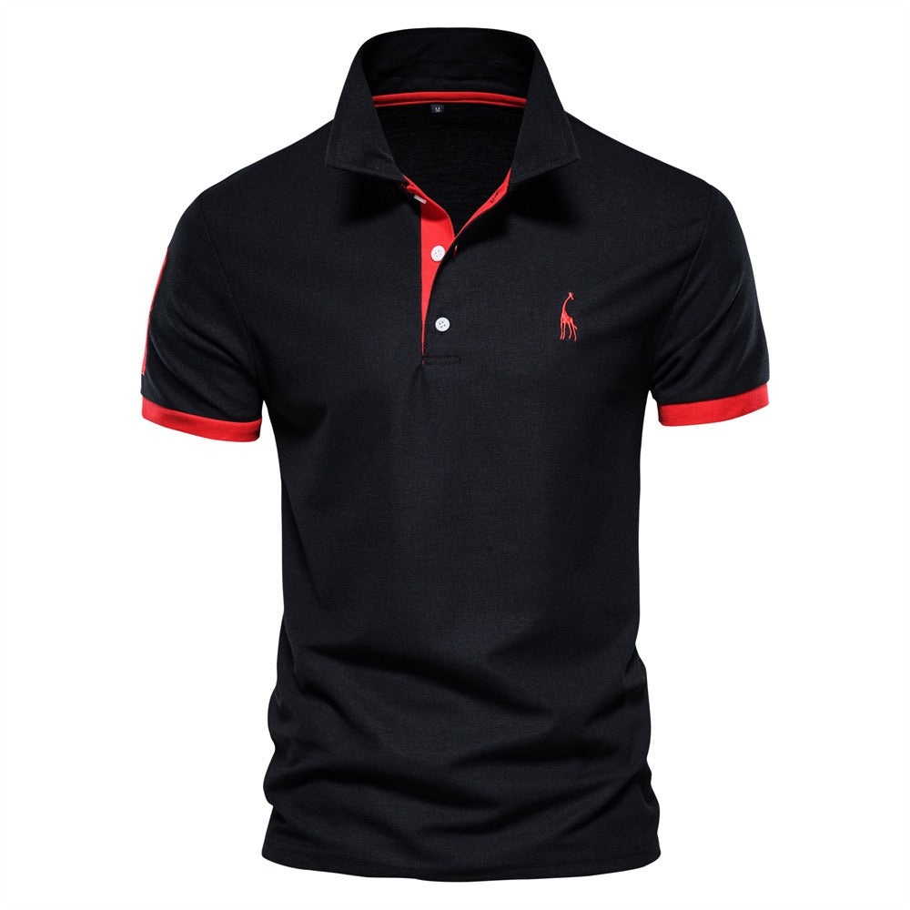 Berake | Polo bicolor con diseño deportivo
