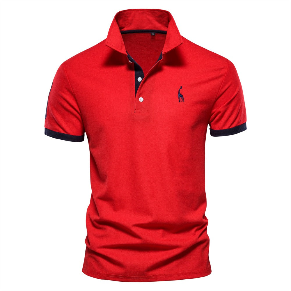 Berake | Polo bicolor con diseño deportivo