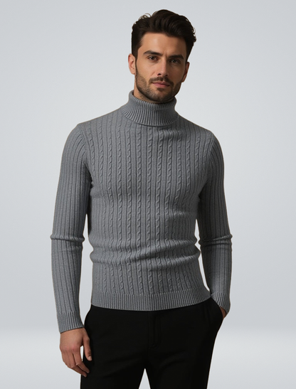Christoph | Suéter de Cuello Alto Elegante