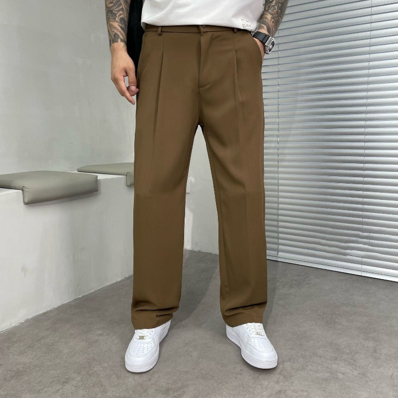 Luigi | Pantalones Elegantes de Pierna Ancha para Hombres