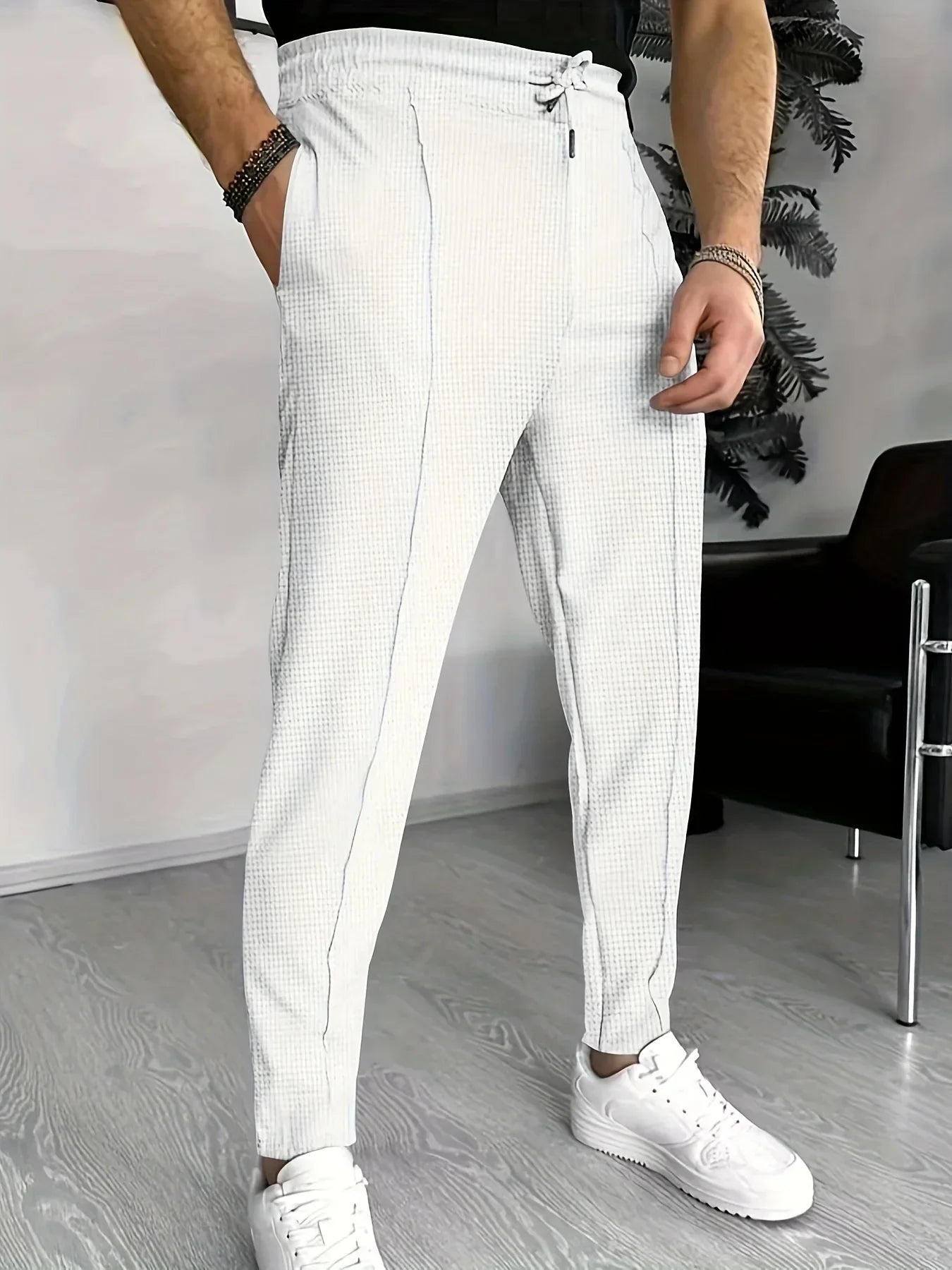 Christoph | Pantalones Slim-Fit a cuadros elegantes