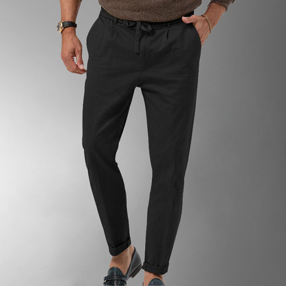 Vincent | Pantalones de pana elegantes con cordón