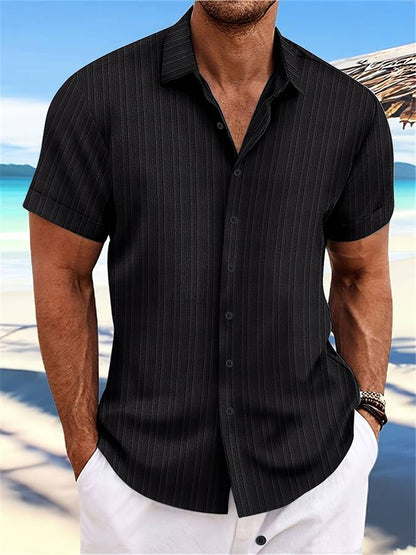 Owen | Camisa de verano de corte relajado a rayas