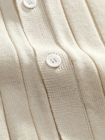 Camisa de punto elegante de manga corta