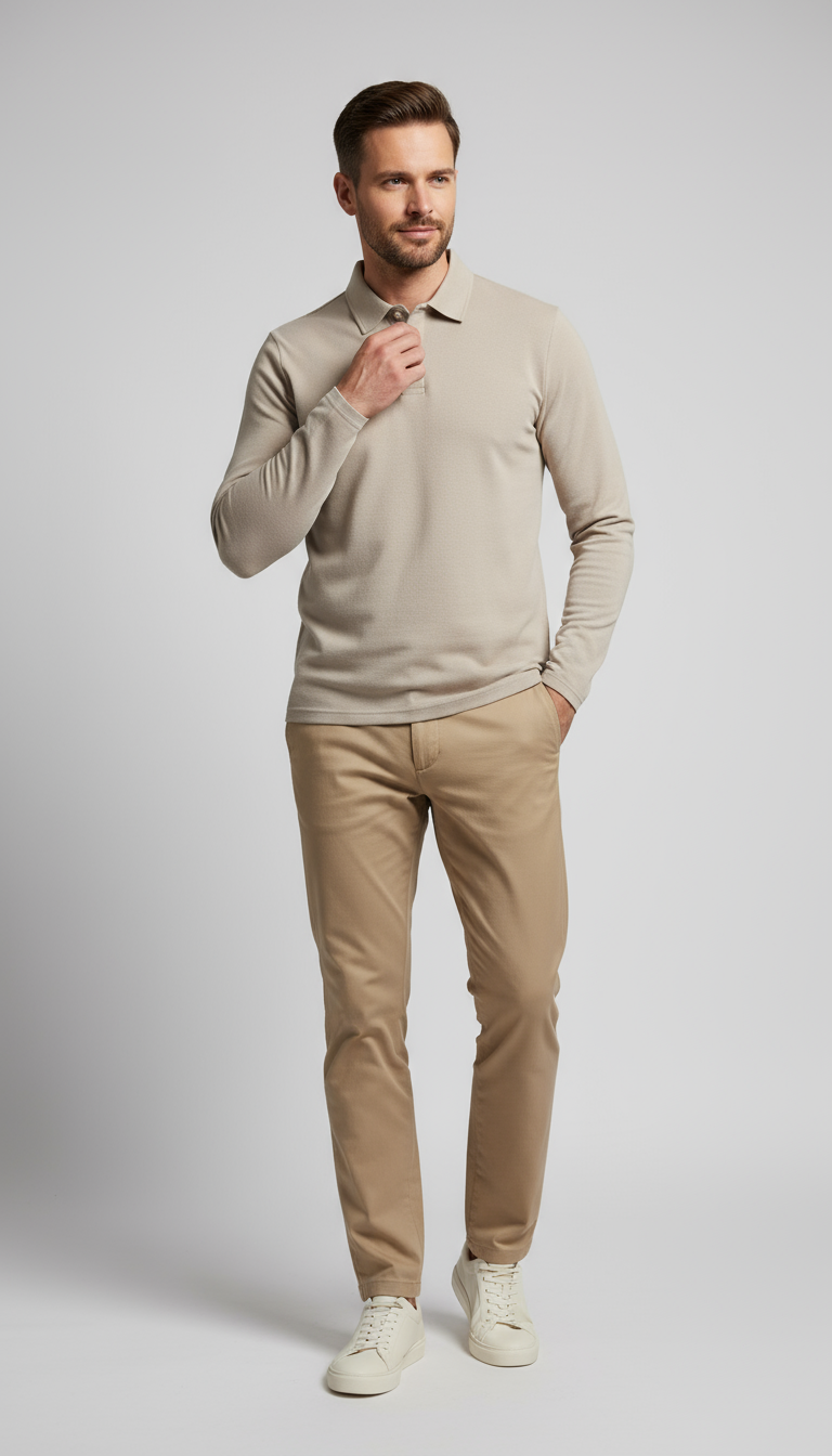 Long Sleeve Polo Essential Classic Collection Exclusive