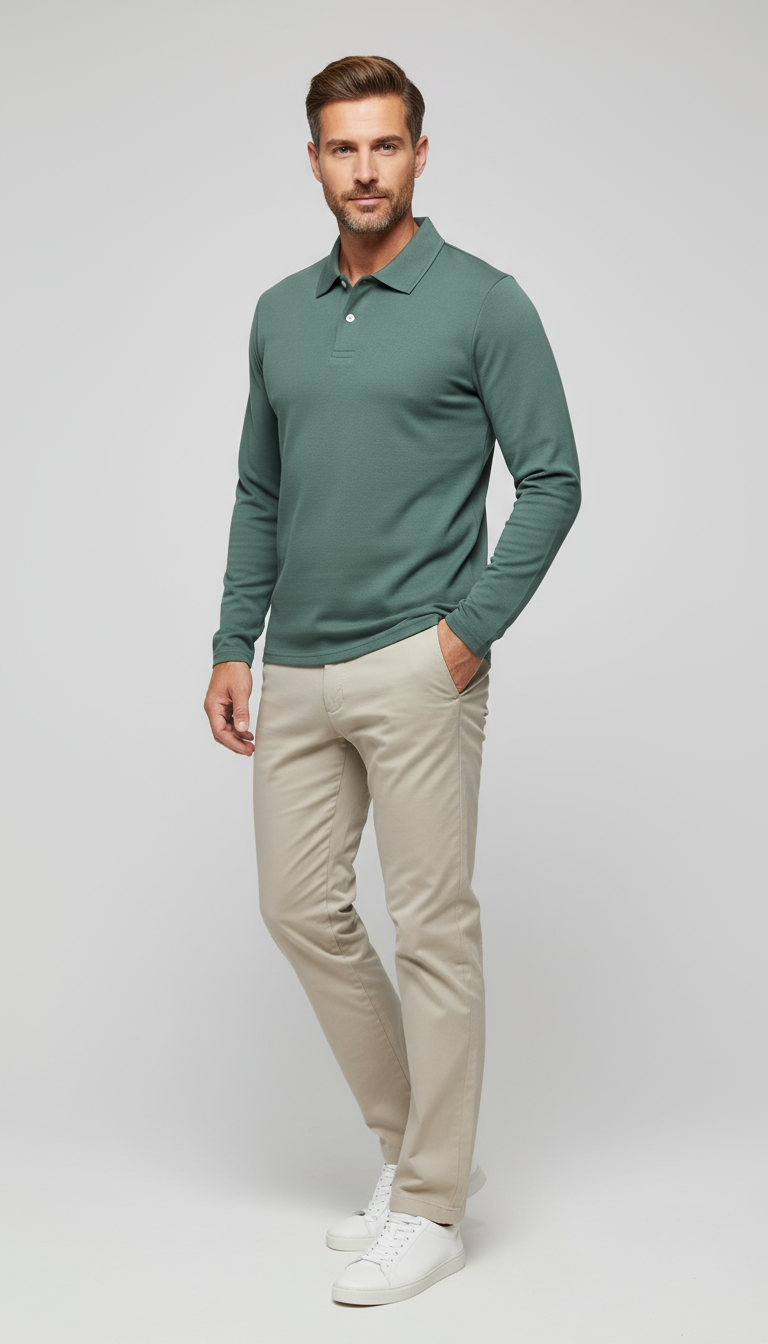 Long Sleeve Polo Essential Classic Collection Exclusive