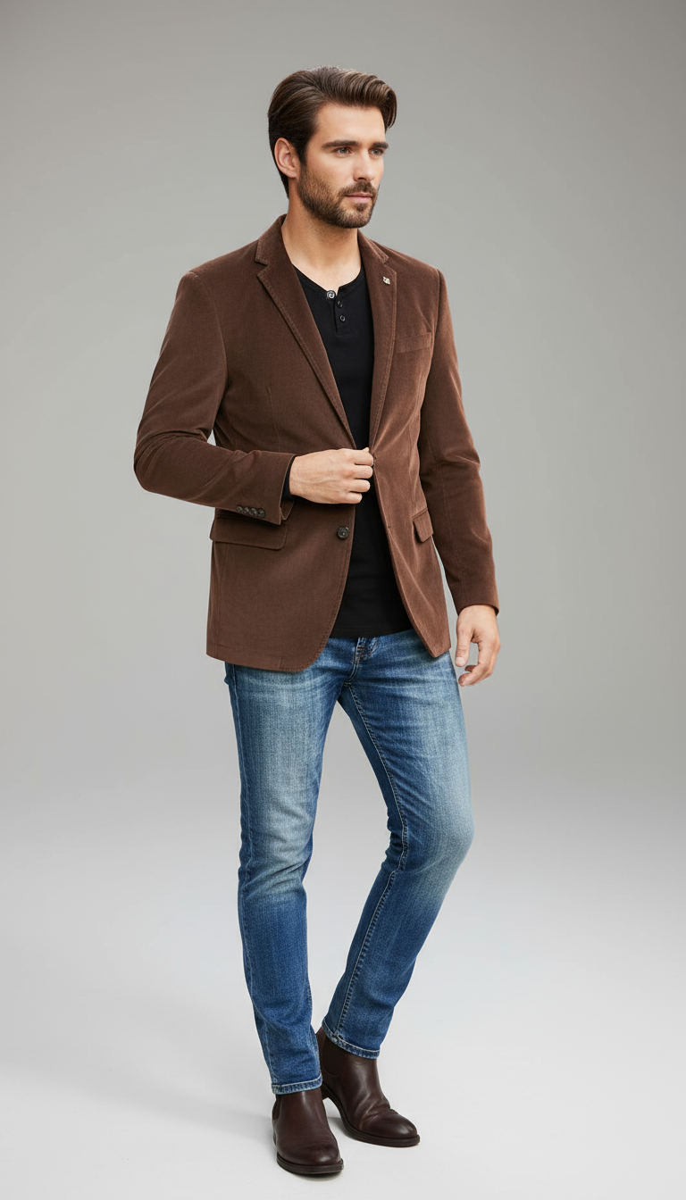Terra Luxe Corduroy Blazer For Men Limited