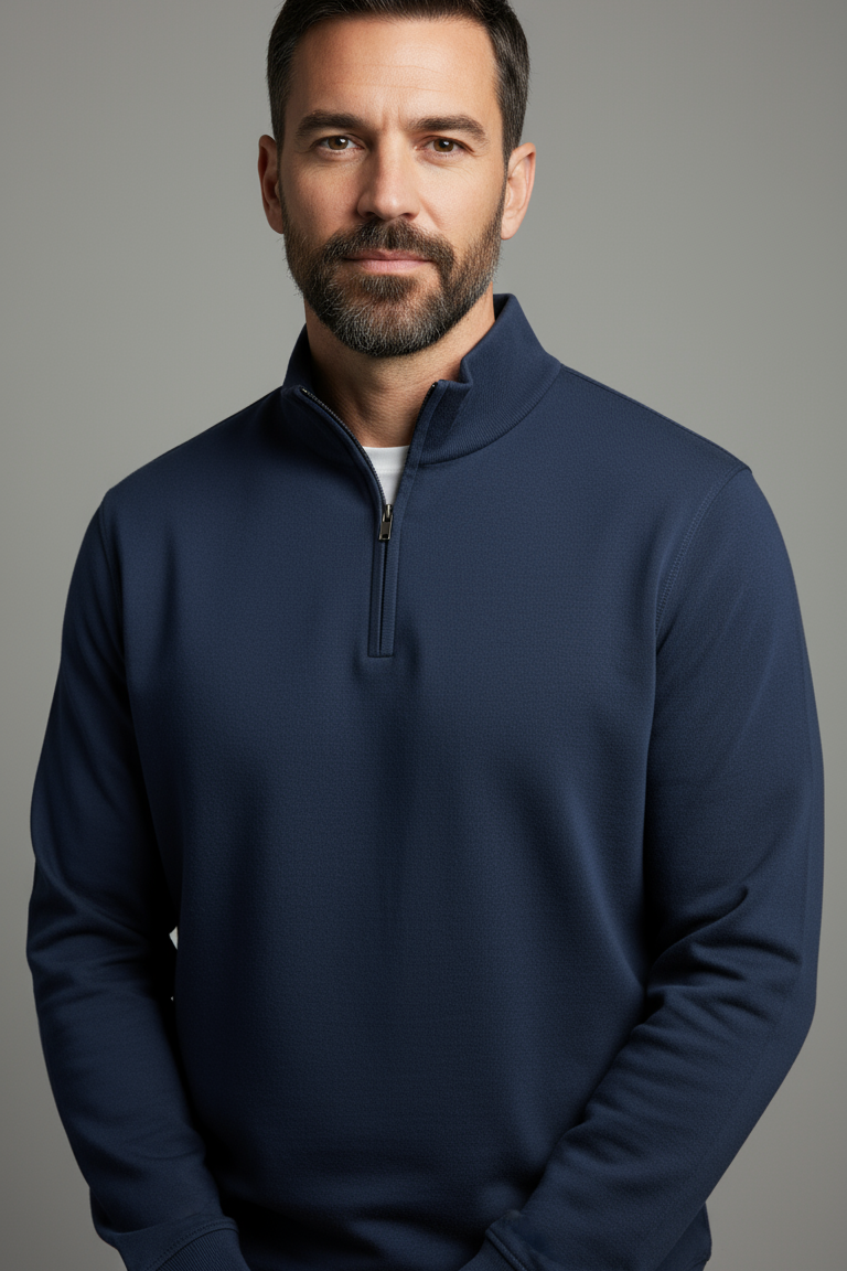 Men's Polar Fleece Zip Jacket Stand Collar Limited Edition