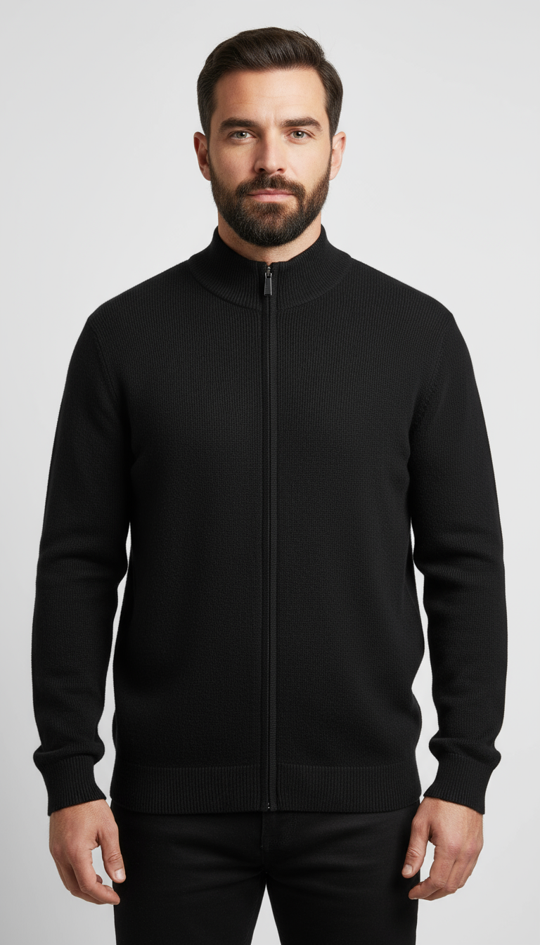 UrbanZip Quarter Zip Jumper, Casual Elegant Collection, Exclusive