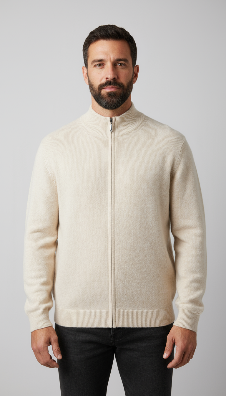 UrbanZip Quarter Zip Jumper, Casual Elegant Collection, Exclusive