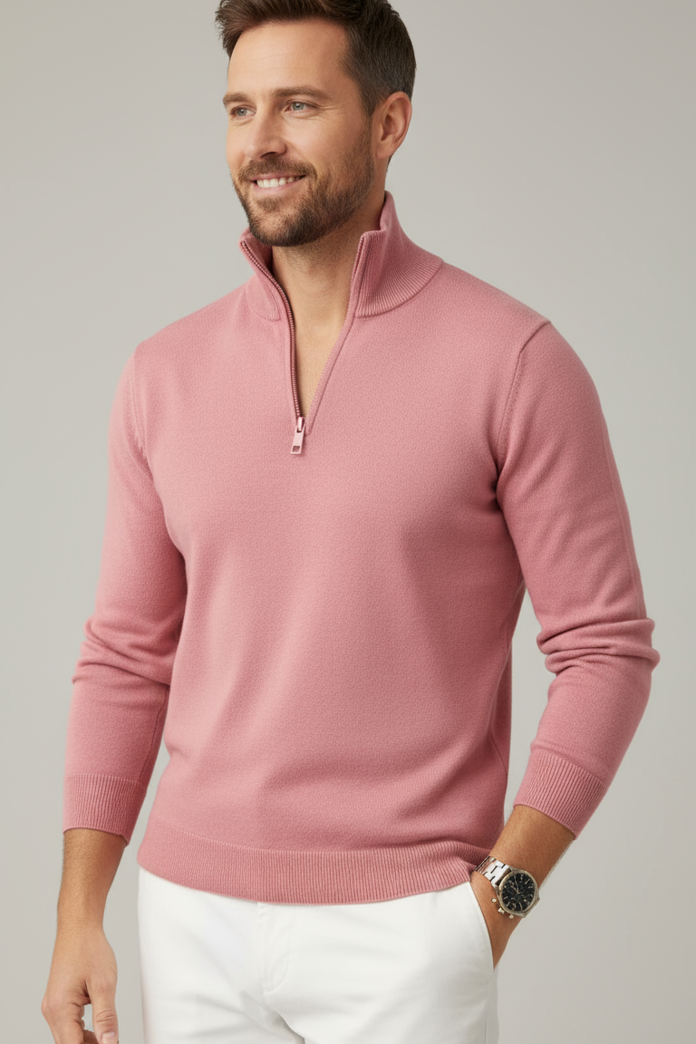 Brered Half Zip Jumper Timeless Collection
