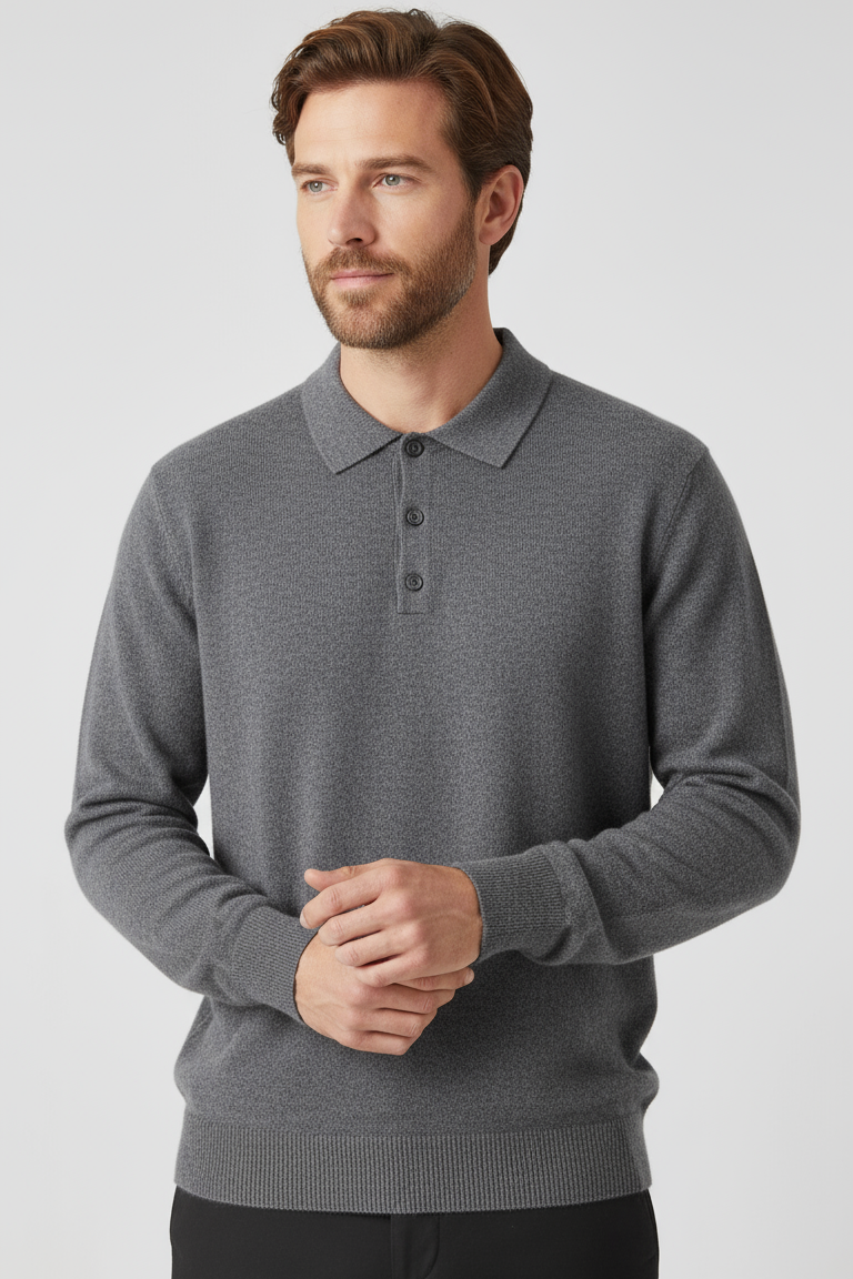 GentleKnit Mens Elegant Sweater Fine Knit Elite