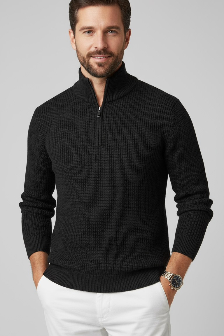 Brered Half Zip Jumper Timeless Collection