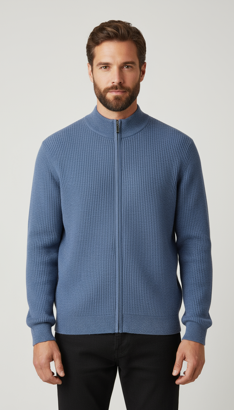UrbanZip Quarter Zip Jumper, Casual Elegant Collection, Exclusive