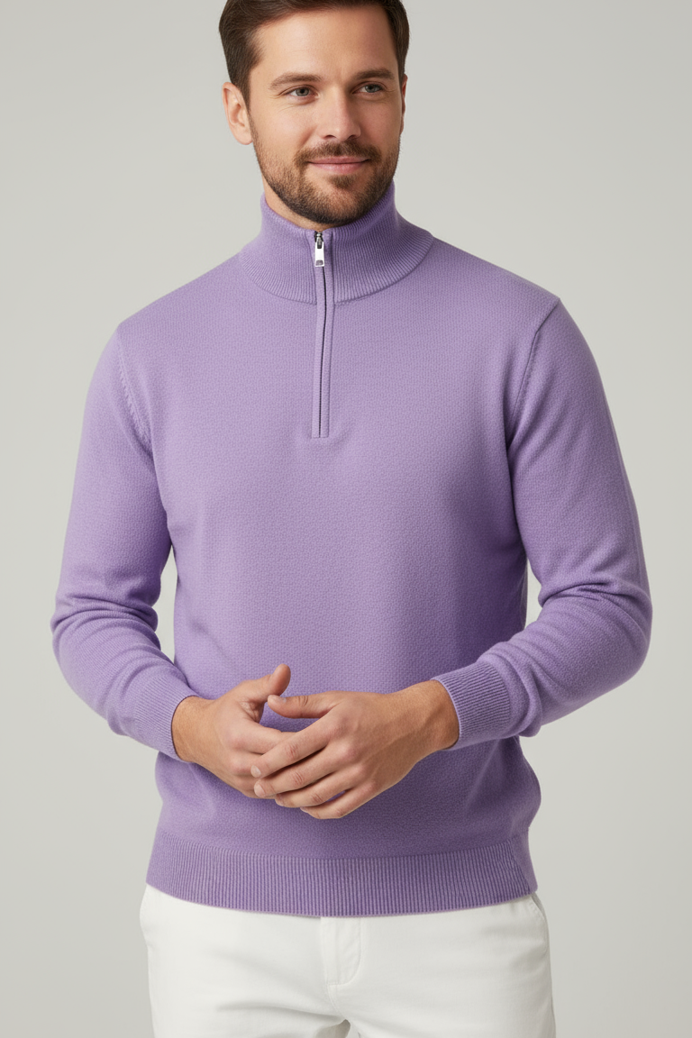 Brered Half Zip Jumper Timeless Collection