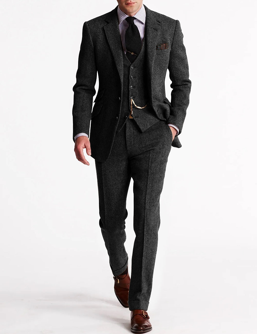 Classic Men's Wedding Guest Suit | Three-Piece
