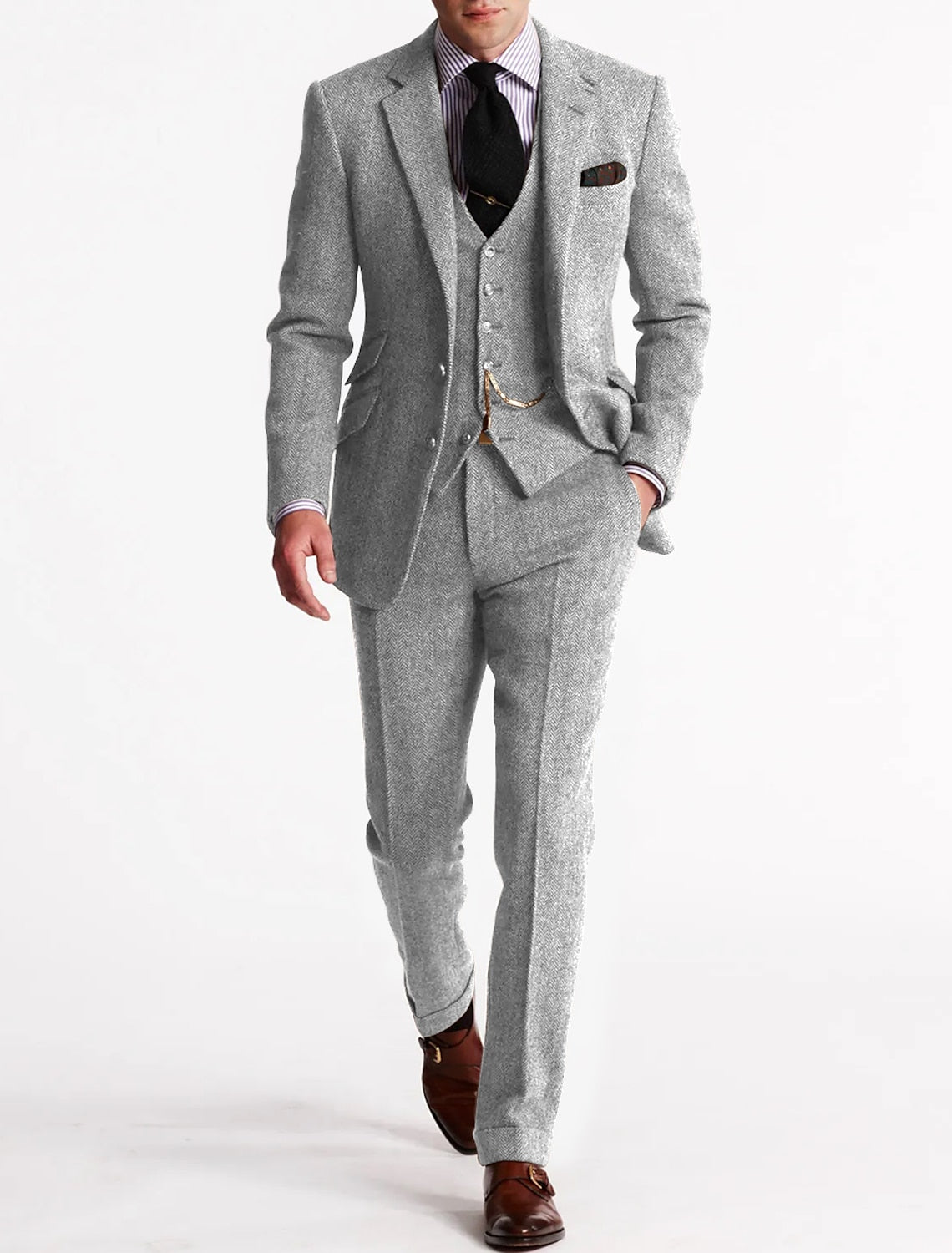 Classic Men's Wedding Guest Suit | Three-Piece