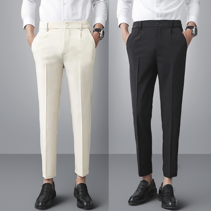 Tim | Elegante Pantalón para Hombre en Marfil Diseño Atemporal y Ajuste Perfecto