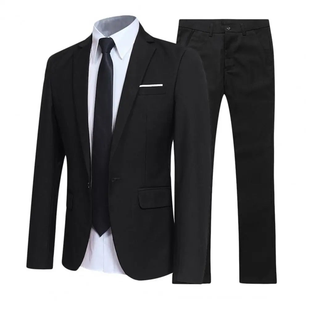 Two-Piece Formal Wedding Guest Suit for Men | Slim Fit