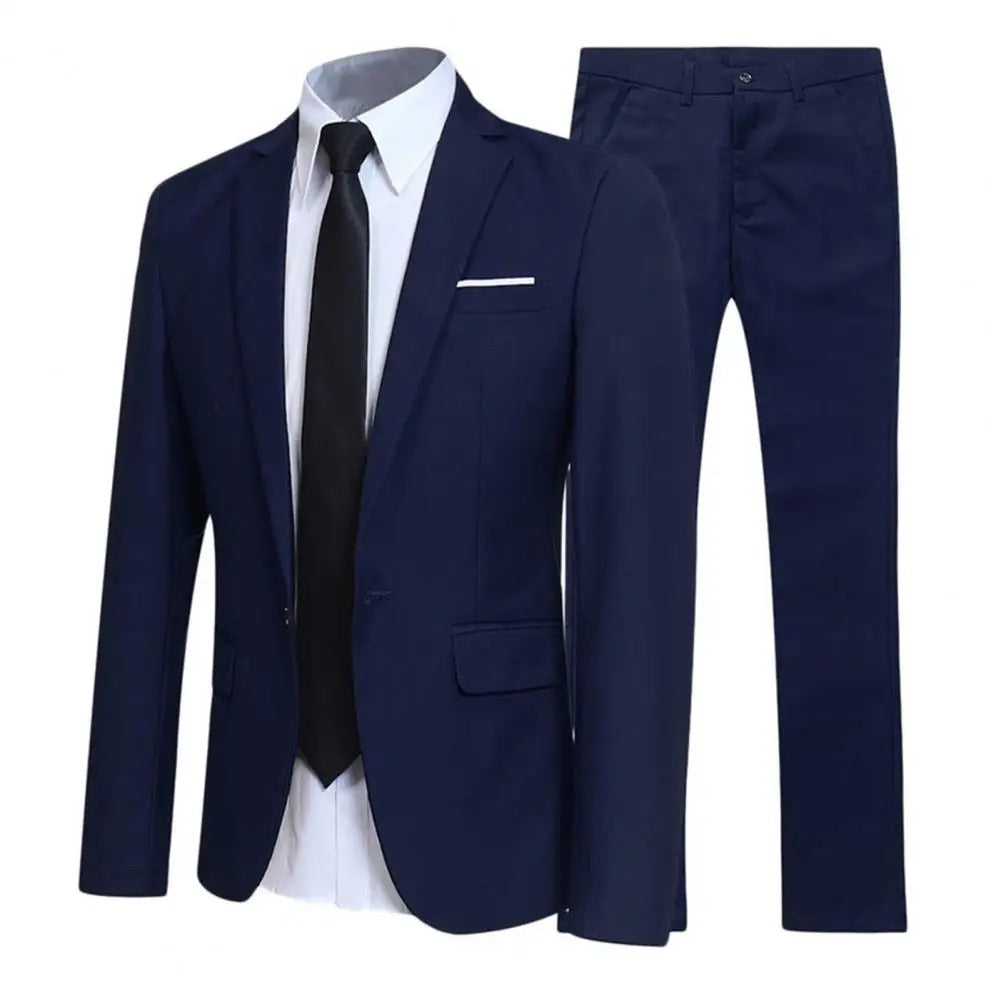 Two-Piece Formal Wedding Guest Suit for Men | Slim Fit
