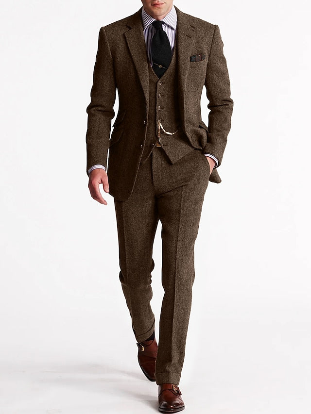 Classic Men's Wedding Guest Suit | Three-Piece